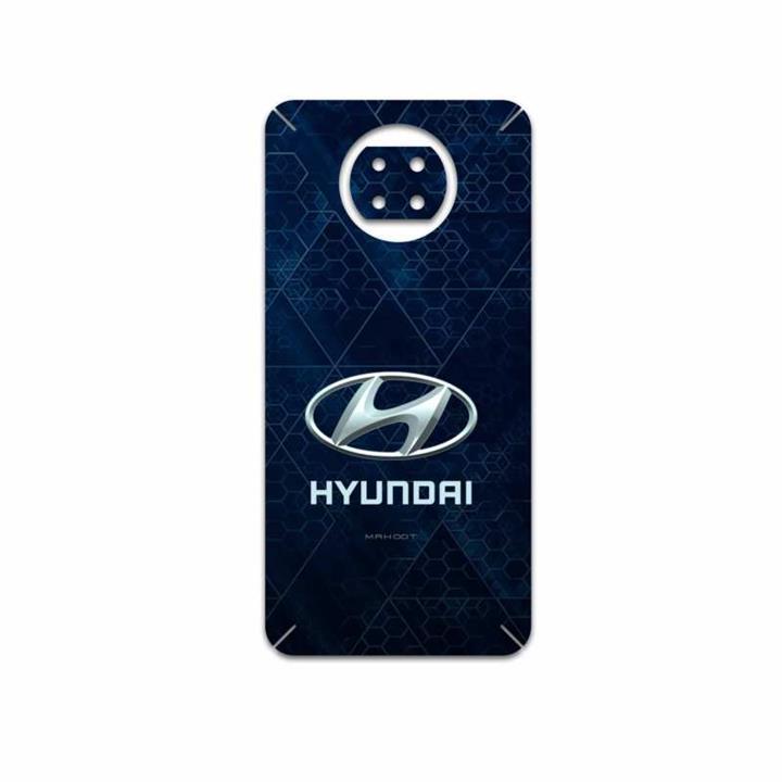 برچسب پوششی ماهوت مدل Hyundai-Logo مناسب برای گوشی موبایل شیائومی Redmi Note 9T MAHOOT Hyundai-Logo Cover Sticker for Xiaomi Redmi Note 9T